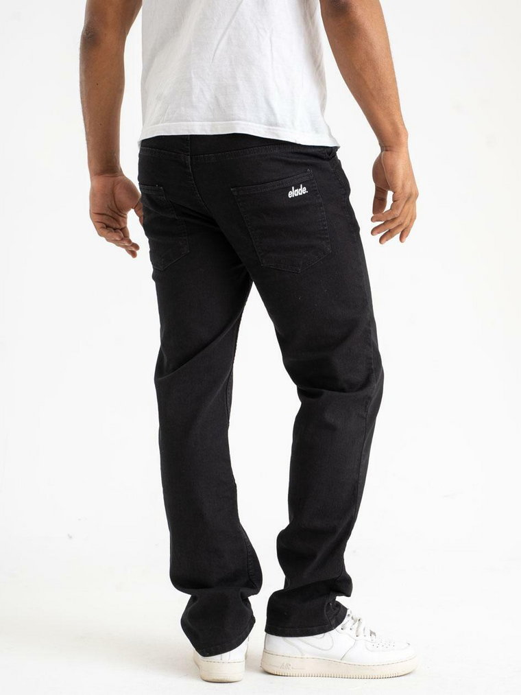 Spodnie Jeansowe Regular Elade Classic Czarne
