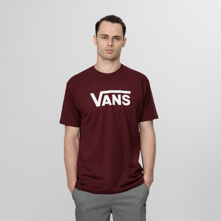 Męski t-shirt basic VANS CLASSIC - bordowy