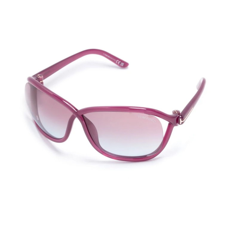 Fioletowe okulary przeciwsłoneczne na co dzień Tom Ford