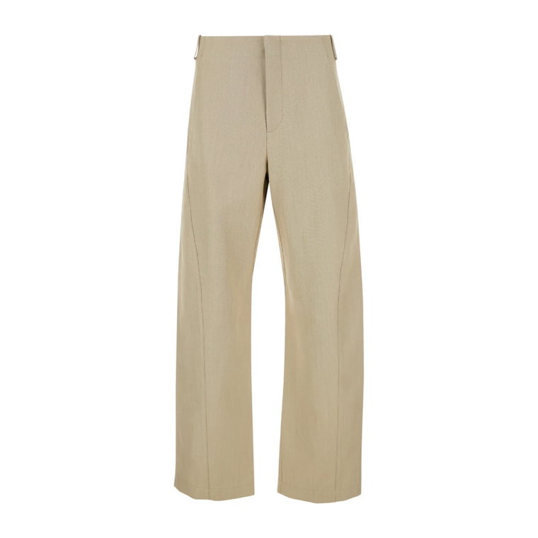 Beżowe Spodnie LE Pantalon Scala Jacquemus