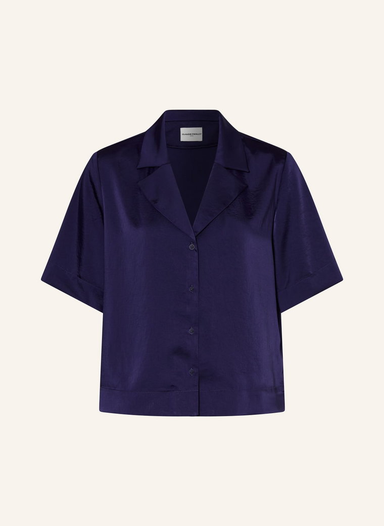 Claudie Pierlot Bluzka Satynowa blau