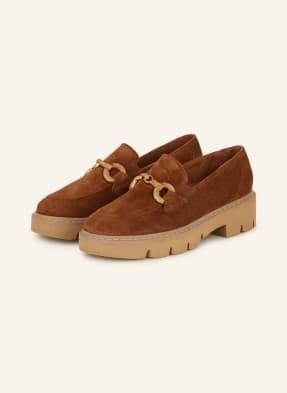 Paul Green Loafersy braun