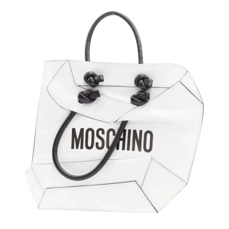Pre-owned Leather handbags Moschino Pre-Owned