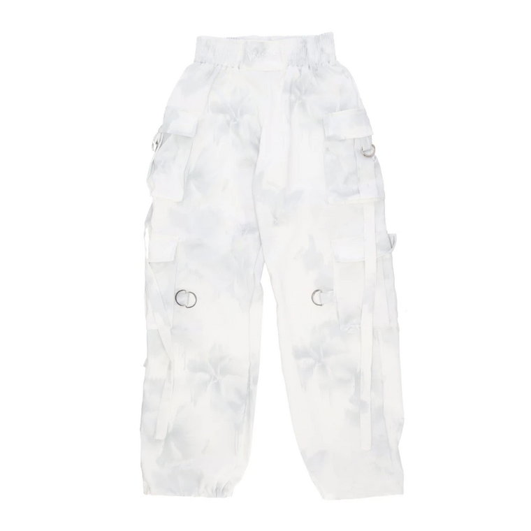 Satin Cargo Pant White Disclaimer