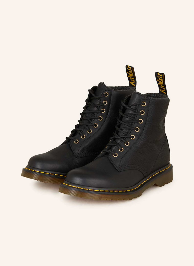 Dr. Martens Botki Sznurowane Grizzly schwarz