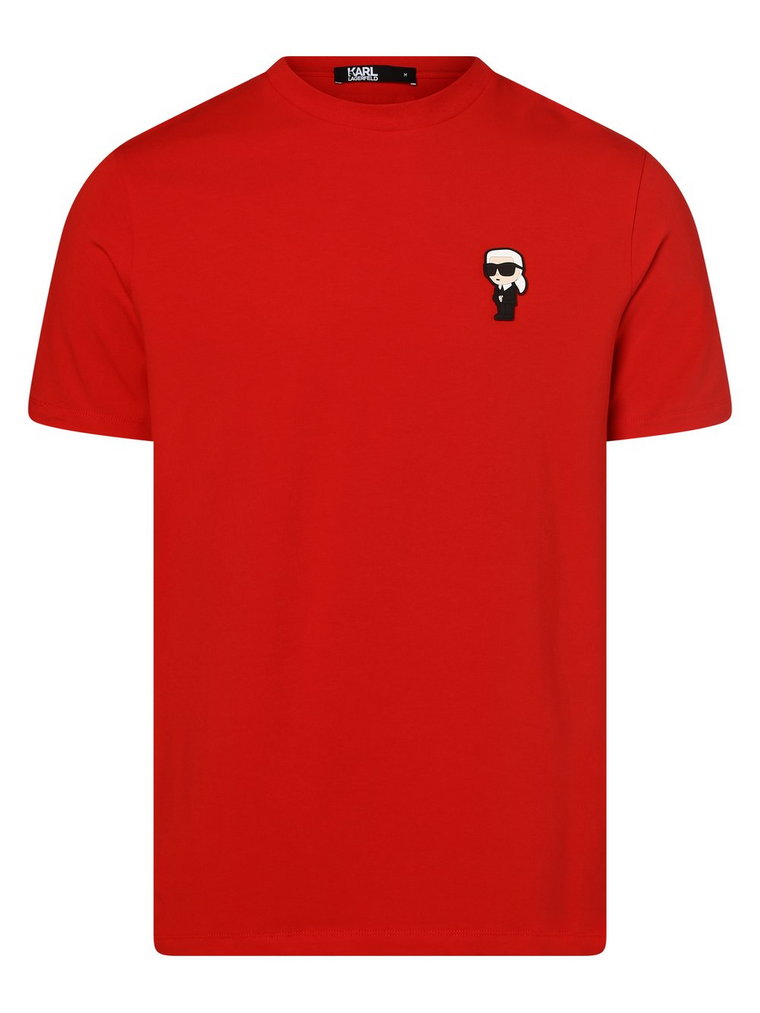 KARL LAGERFELD - T-shirt męski, czerwony