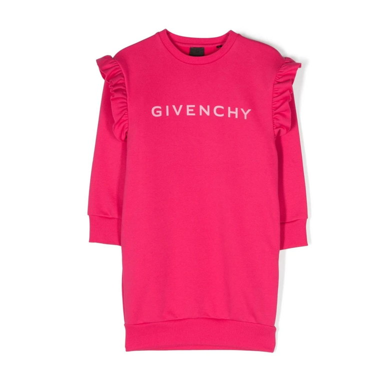 Sukienka dla dziewczynki z nadrukiem logo Givenchy