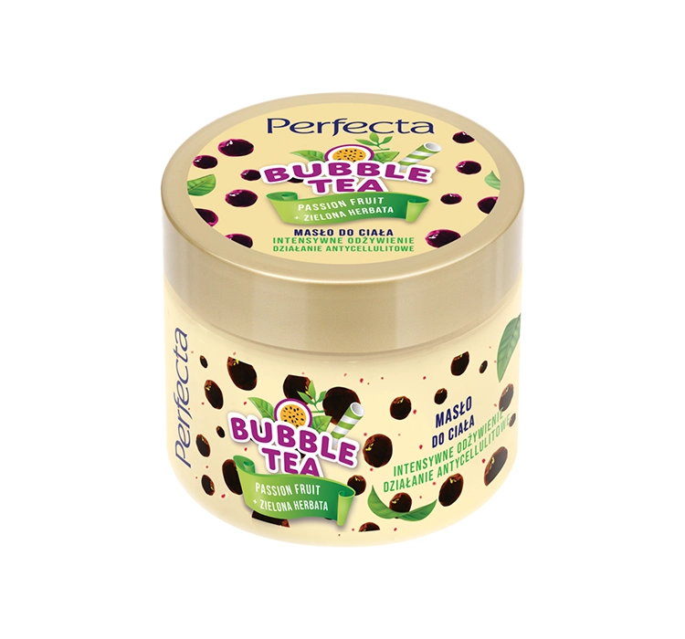 PERFECTA BUBBLE TEA MASŁO DO CIAŁA PASSION FRUIT + ZIELONA HERBATA 300ML