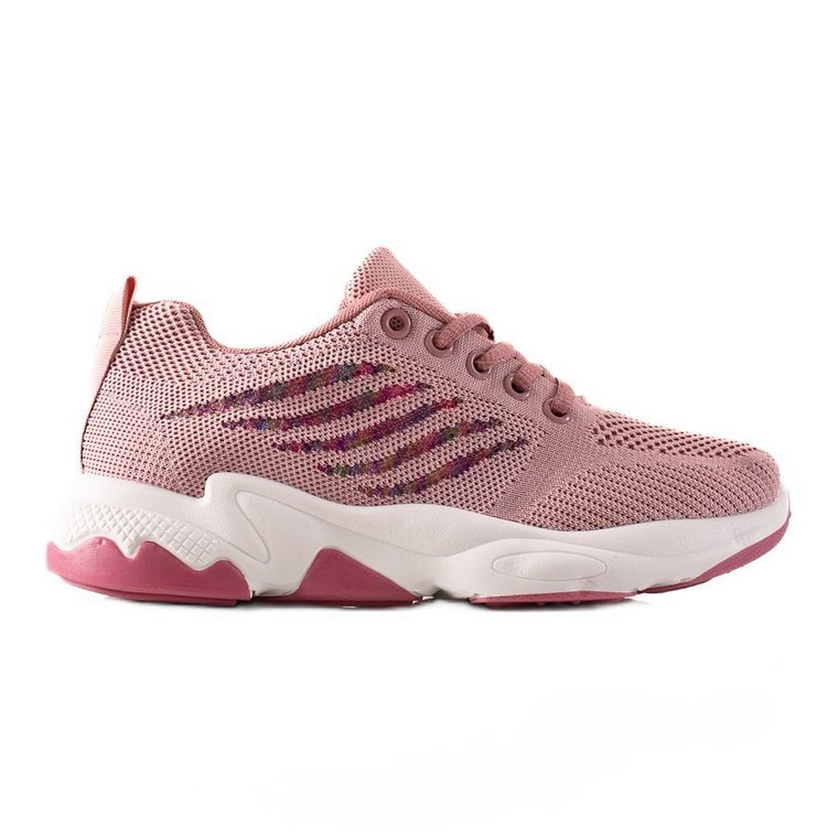 TRENDI Buty Sportowe Sneakersy fioletowe różowe