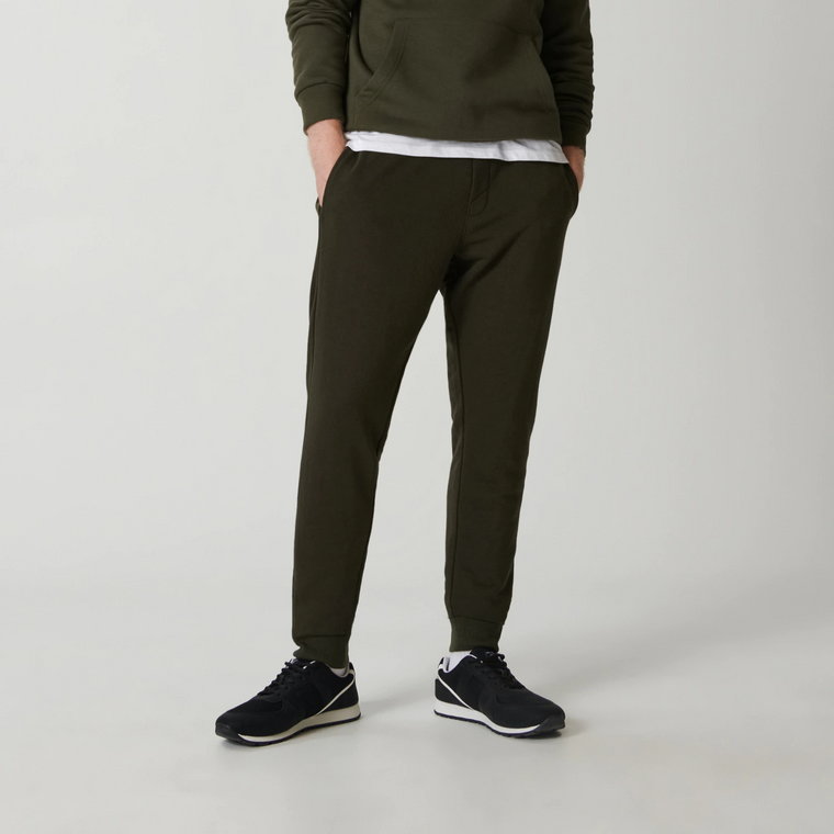 Sinsay - Spodnie dresowe jogger - Khaki