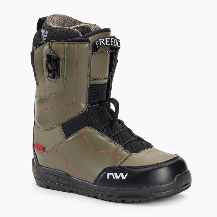 Buty snowboardowe męskie Northwave Freedom SLS green forest/black