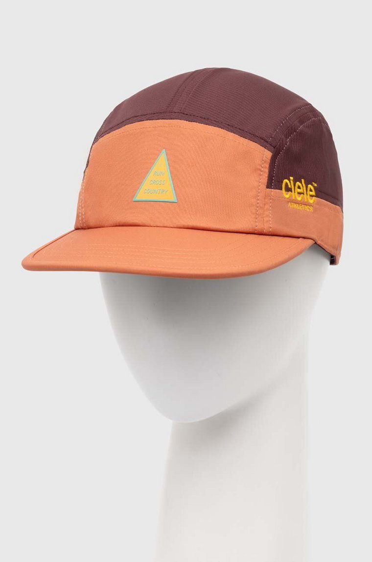 Ciele Athletics czapka z daszkiem GOCap Carbon - RCC CLGCRCC.RS001 kolor brązowy wzorzysta