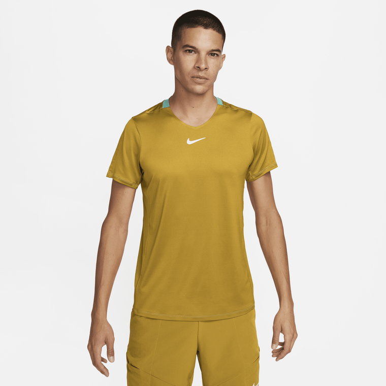 Męska koszulka do tenisa NikeCourt Dri-FIT Advantage - Biel