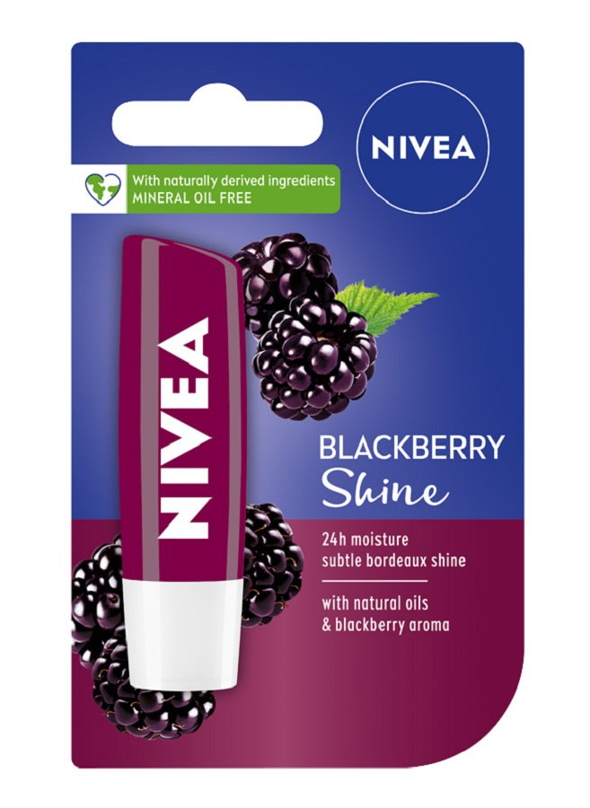 NIVEA Lip Care Pomadka Blackberry Shine