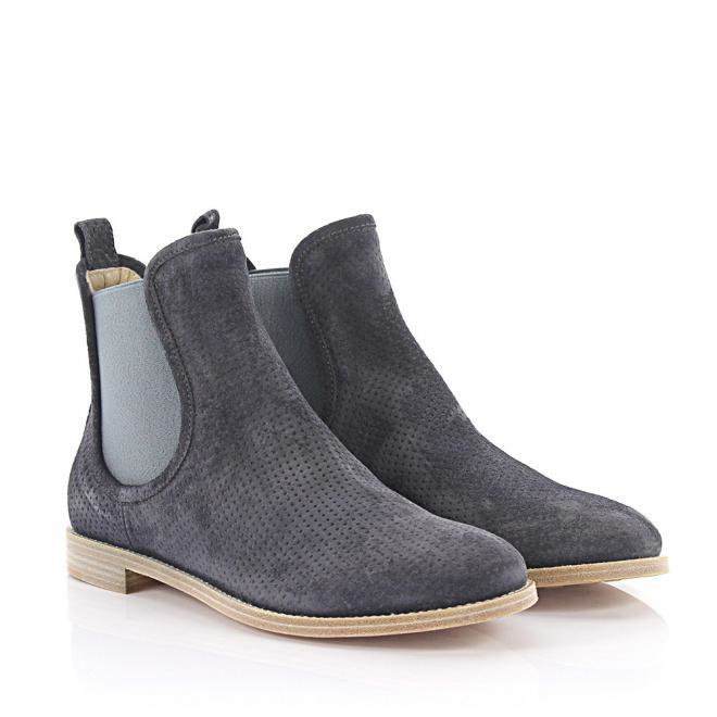 AGL Attilio Giusti Leombruni Chelsea Boots D706504 zamsz