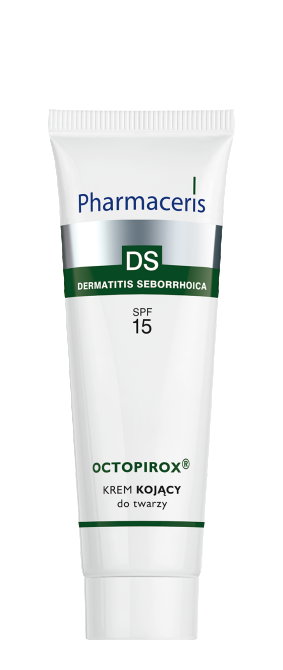 PHARMACERIS DS OCTOPIROX Kojący Krem Do Twarzy SPF15 - 30 ml