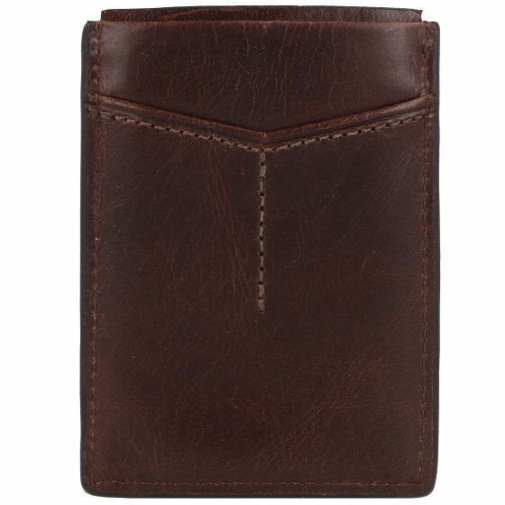 Fossil Derrick Credit Card Case RFID Leather 7 cm braun