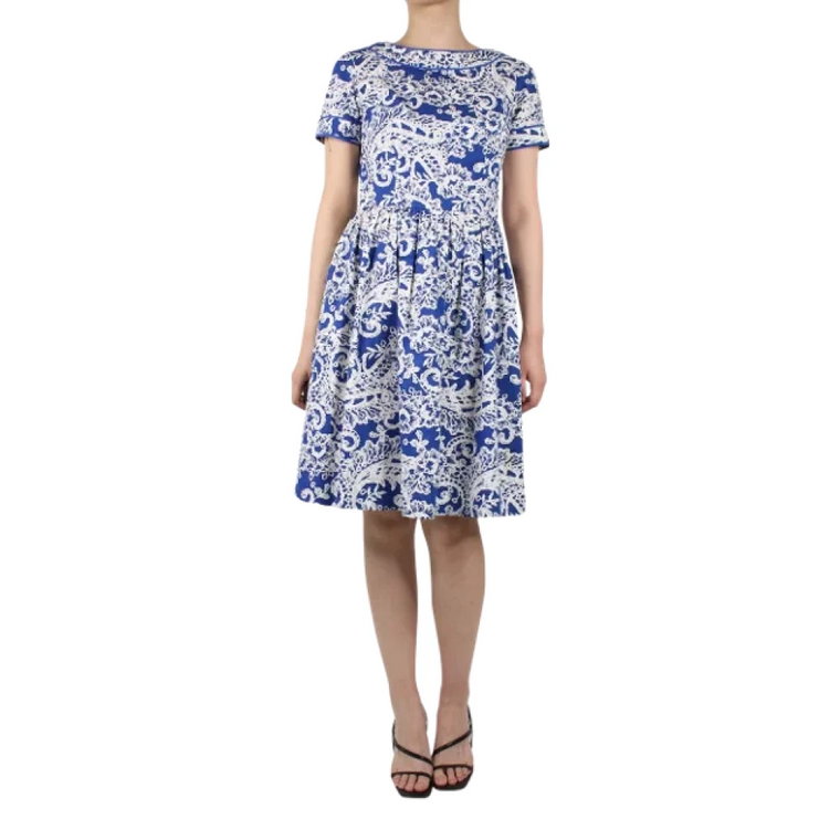 Pre-owned Cotton dresses Oscar De La Renta Pre-owned