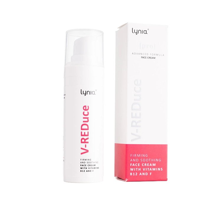 LYNIA PRO V-REDUCE KREM DO TWARZY Z WITAMINAMI B12 I F 30ML