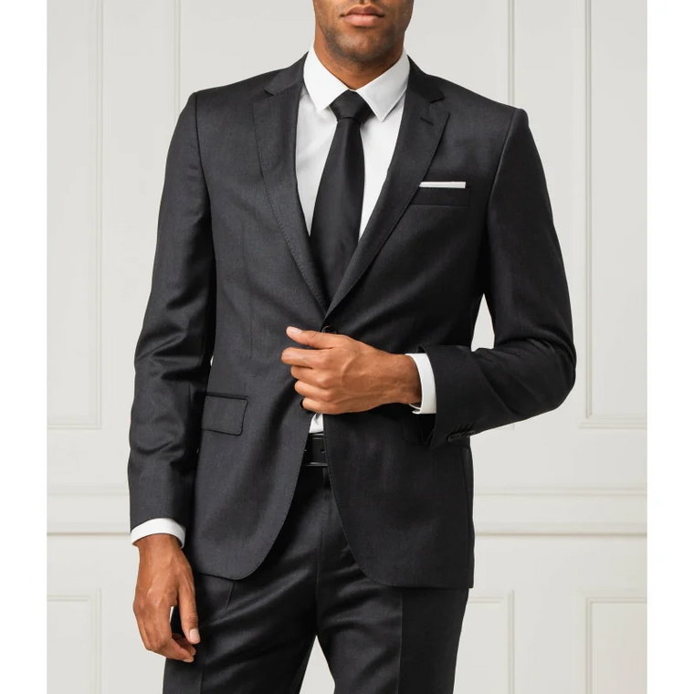 BOSS BLACK Wełniana marynarka Huge 6 | Slim Fit