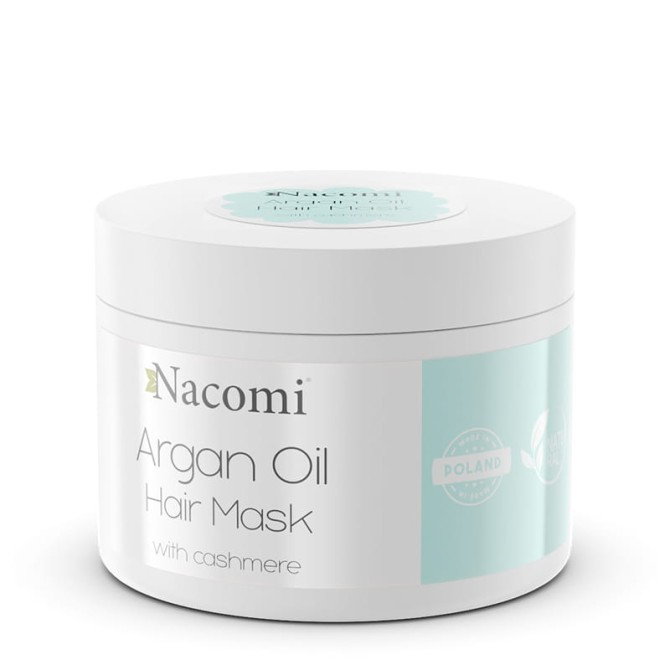 Nacomi Argan Oil Hair Mask maska do włosów z olejem arganowym i proteinami kaszmiru 200ml