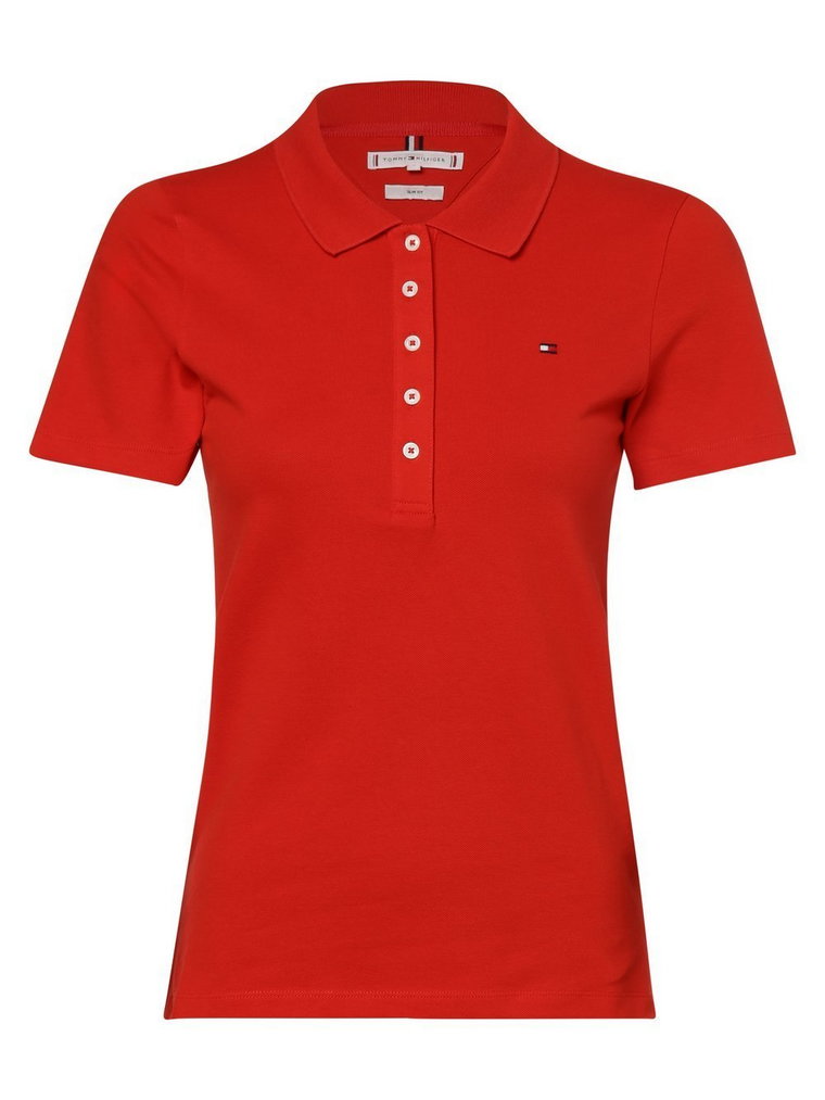 Tommy Hilfiger - Damska koszulka polo, czerwony