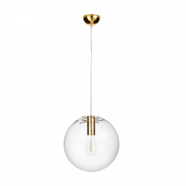 Lampa wisząca tonda złota 30 cm kod: ST-8722P-M gold