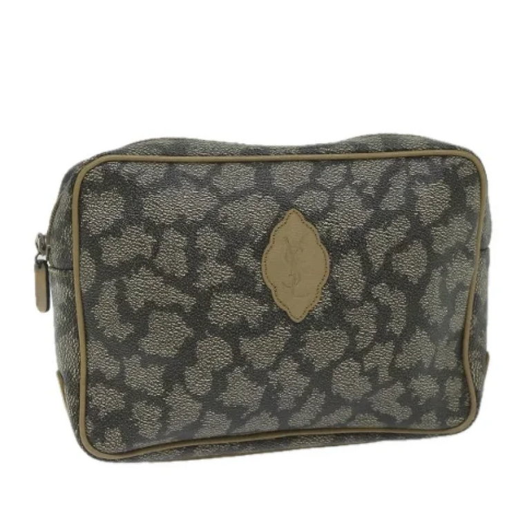 Pre-owned Leather clutches Yves Saint Laurent Vintage