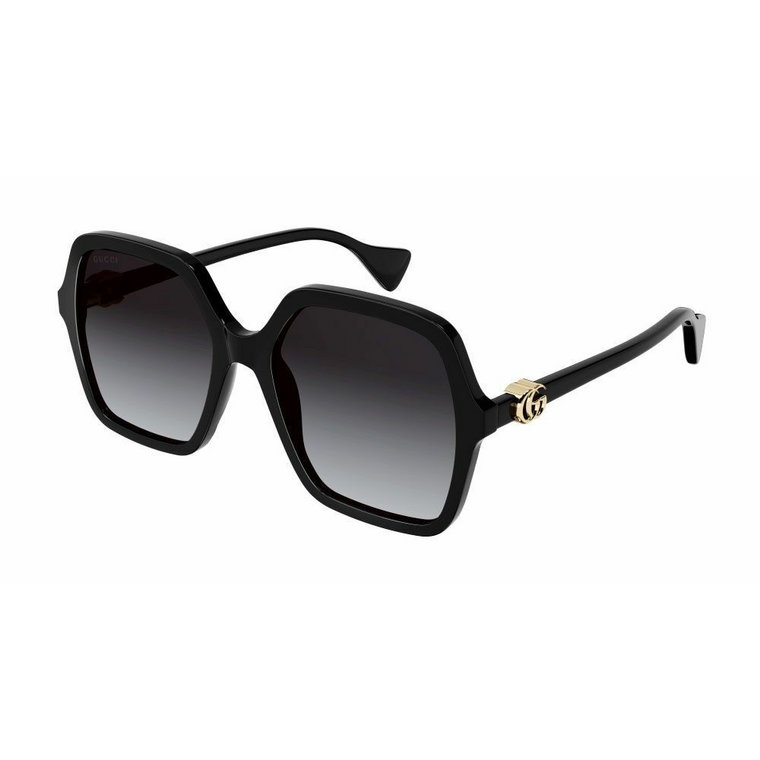 Luksusowe Czarne Okulary Przeciwsłoneczne Gucci