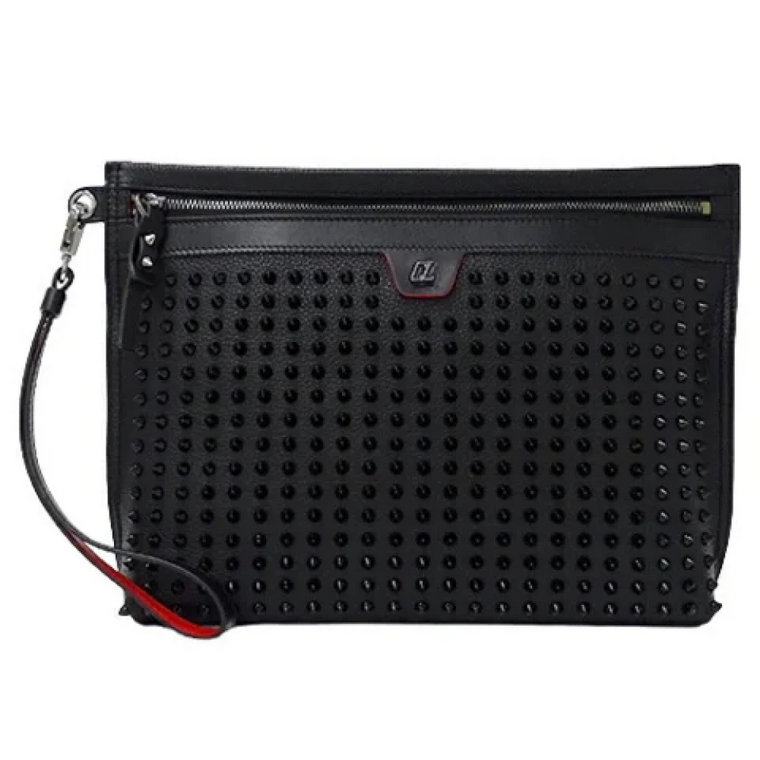 Pre-owned Leather clutches Christian Louboutin Pre-owned