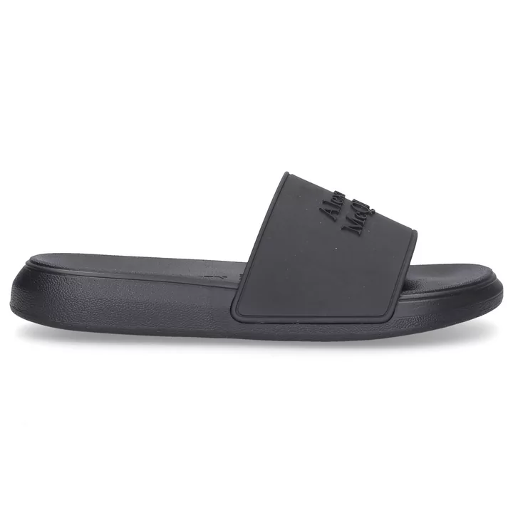 Alexander McQueen Sandały Kąpielowe POOL SLIDE kauczuk