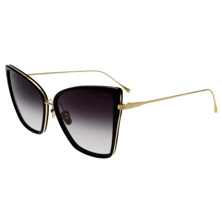 Matte Black Gold Okulary przeciwsłoneczne Sunbird Dita