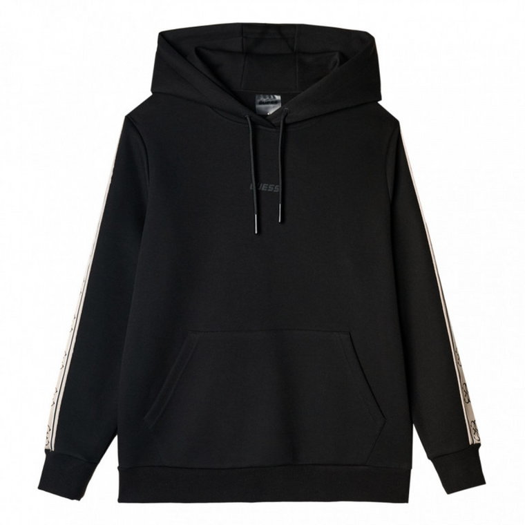 Damska bluza dresowa nierozpinana z kapturem Guess Carla Hooded Sweatshirt - czarna