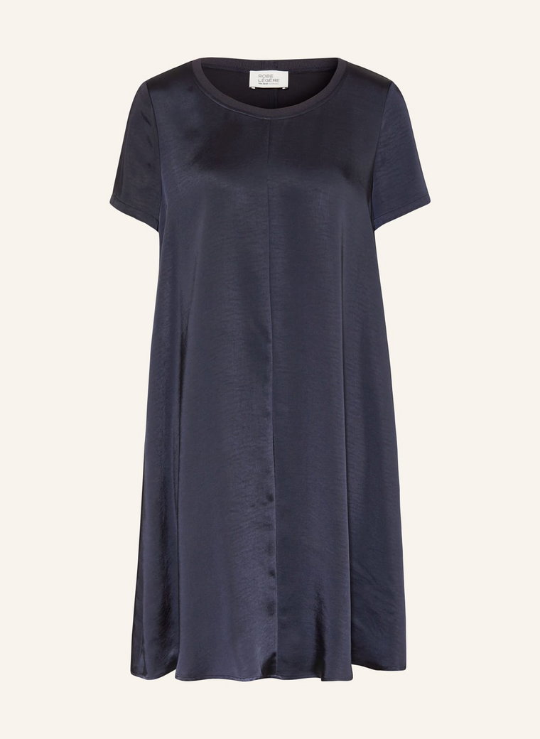 Robe Légère Sukienka Satynowa blau