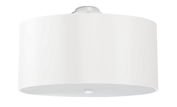 Biały okrągły plafon minimalistyczny 50 cm - EX665-Otti