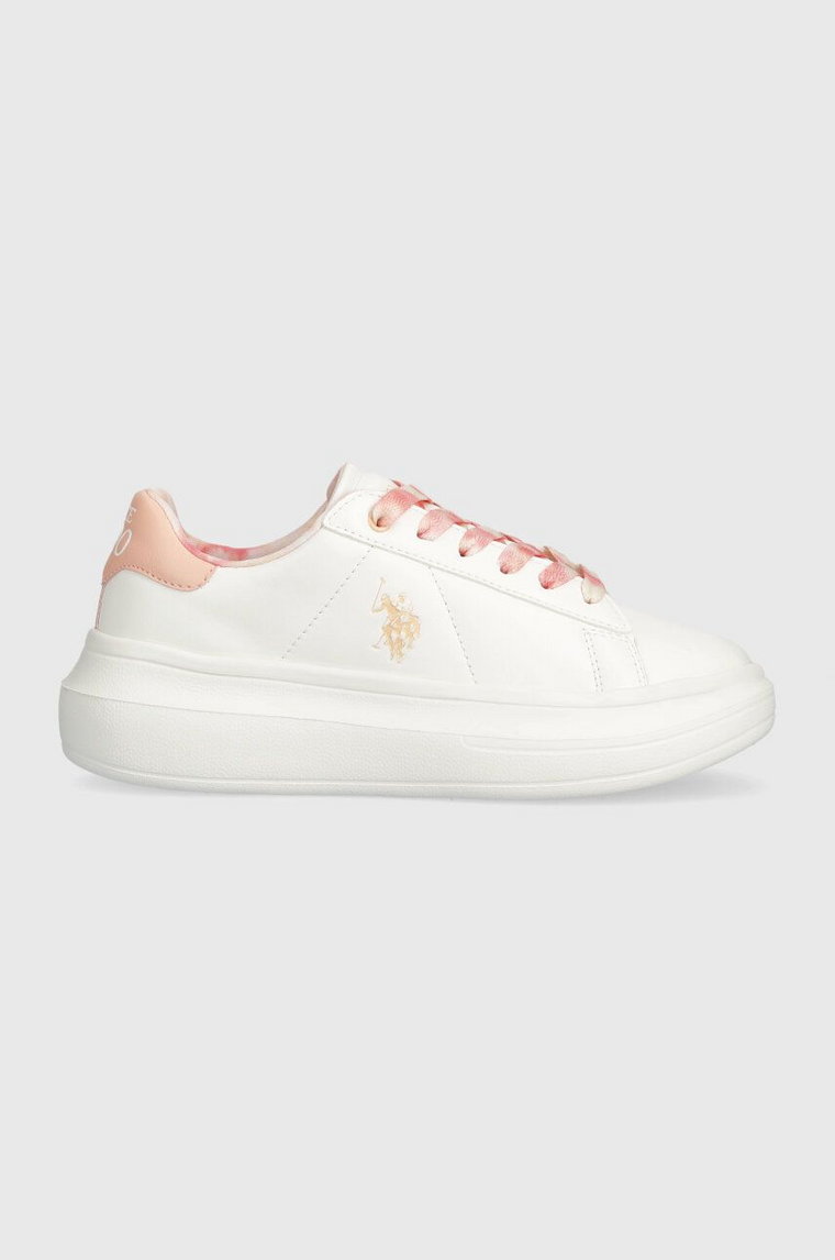 U.S. Polo Assn. sneakersy dziecięce HELIS013A kolor pomarańczowy