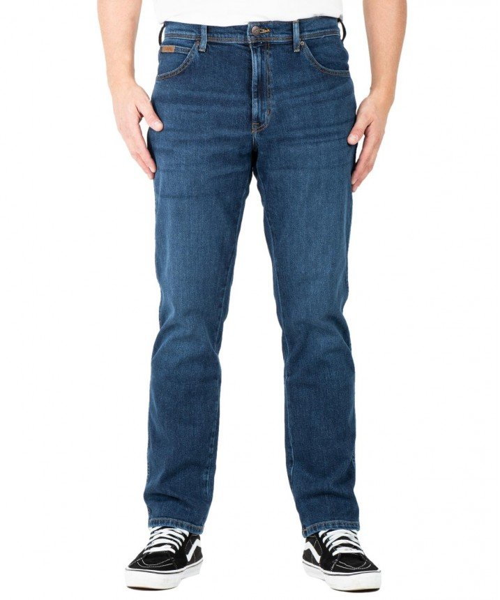 WRANGLER TEXAS SLIM MĘSKIE SPODNIE JEANSOWE SHY BOY W12SOCR27