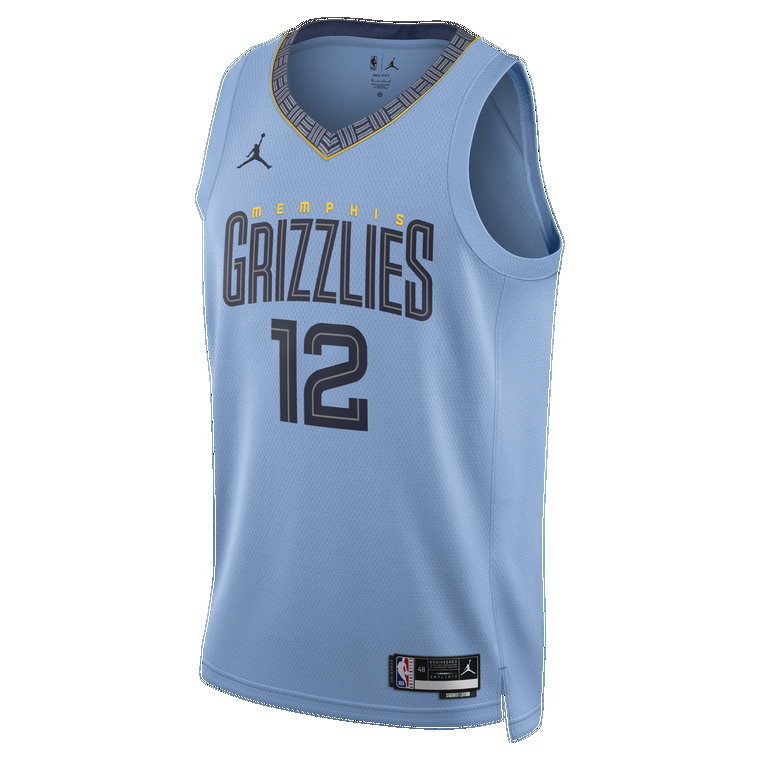 Męska koszulka Jordan Dri-FIT NBA Swingman Memphis Grizzlies Statement Edition - Niebieski