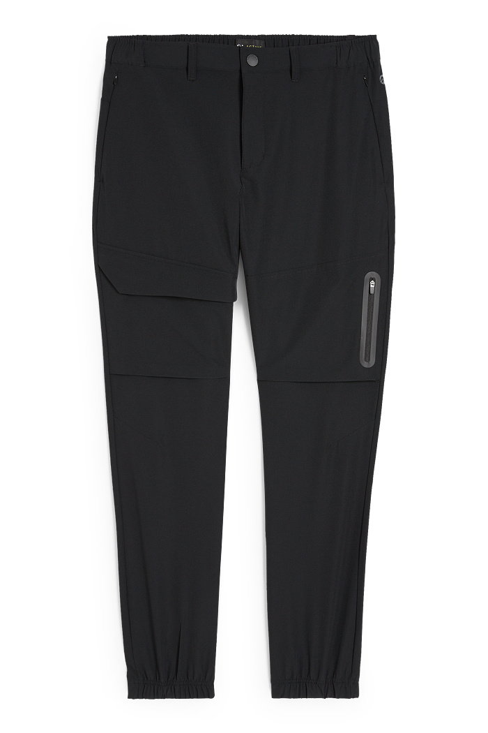 C&A Spodnie funkcyjne-4 Way Stretch, Czarny, Rozmiar: XL