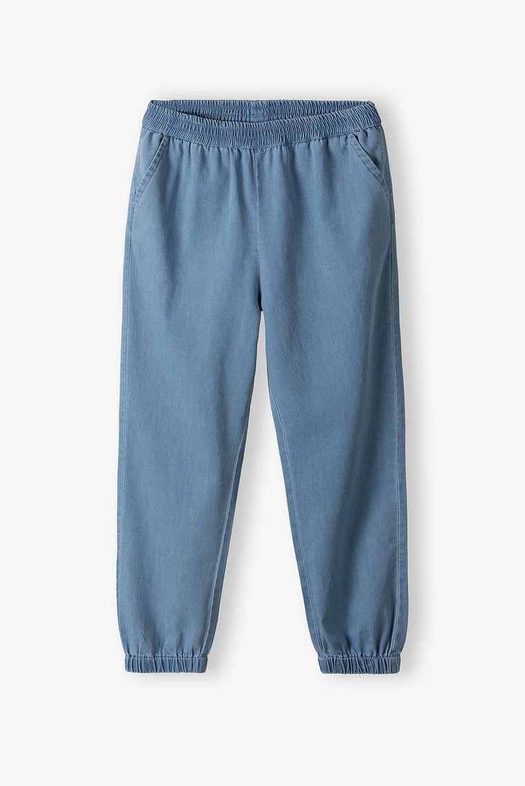Cienkie jeansowe spodnie dziewczęce - haremki - 5.10.15.