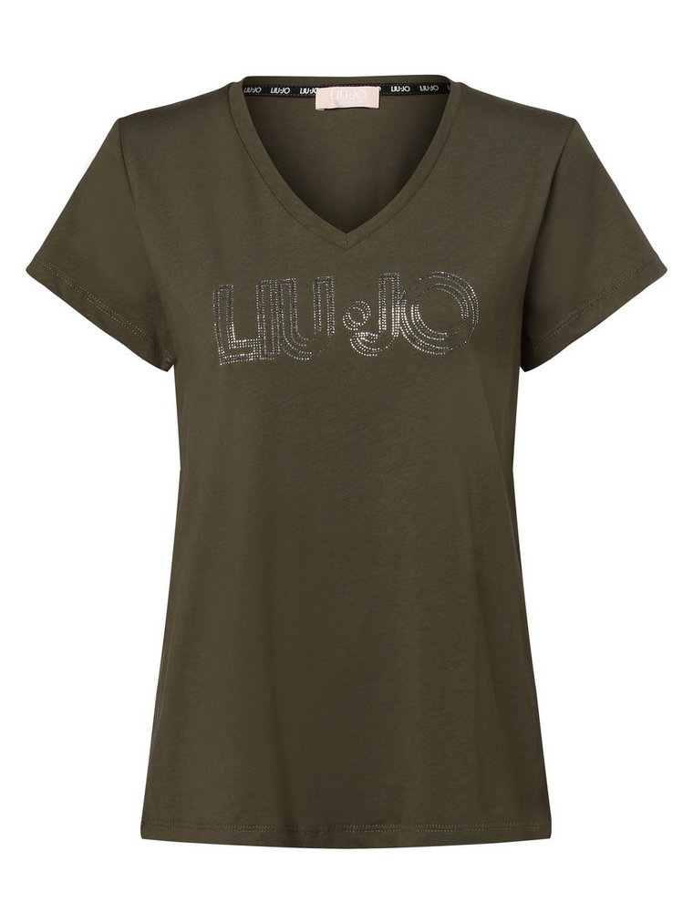 Liu Jo Collection - T-shirt damski, zielony