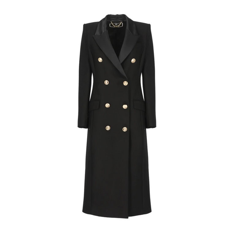 Double-Breasted Coats Elisabetta Franchi