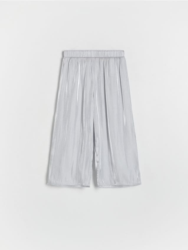 Reserved - Spodnie z połyskiem - jasnoszary