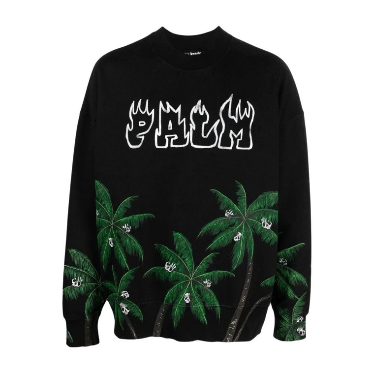 Palmsampkull Crew Sweatshirt XL Czarny Palm Angels