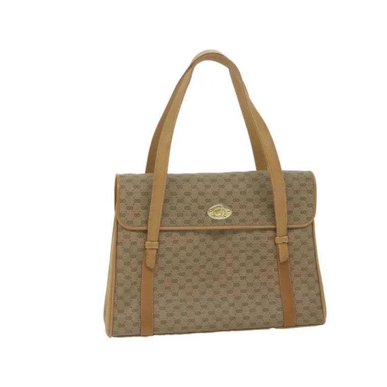 Pre-owned Leather handbags Gucci Vintage