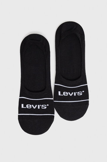 Levi's skarpetki (2-pack) męskie kolor czarny