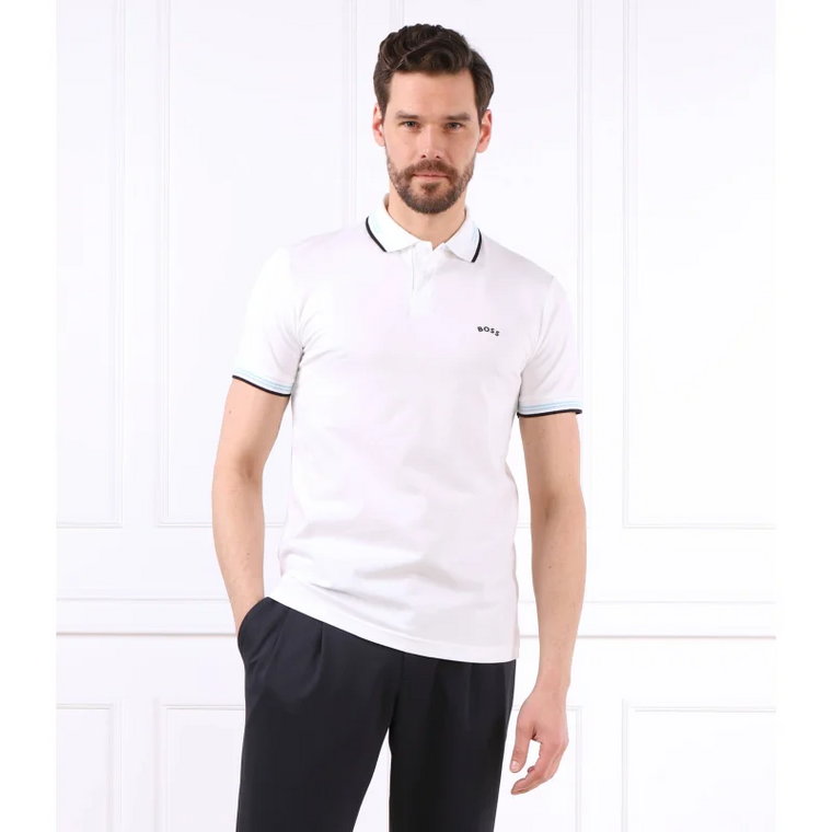 BOSS GREEN Polo Paul Curved | Slim Fit | stretch