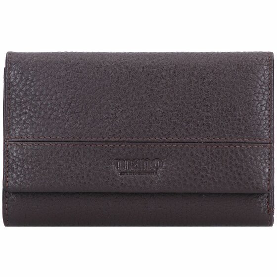 mano Don Tommas Wallet Leather 14 cm braun