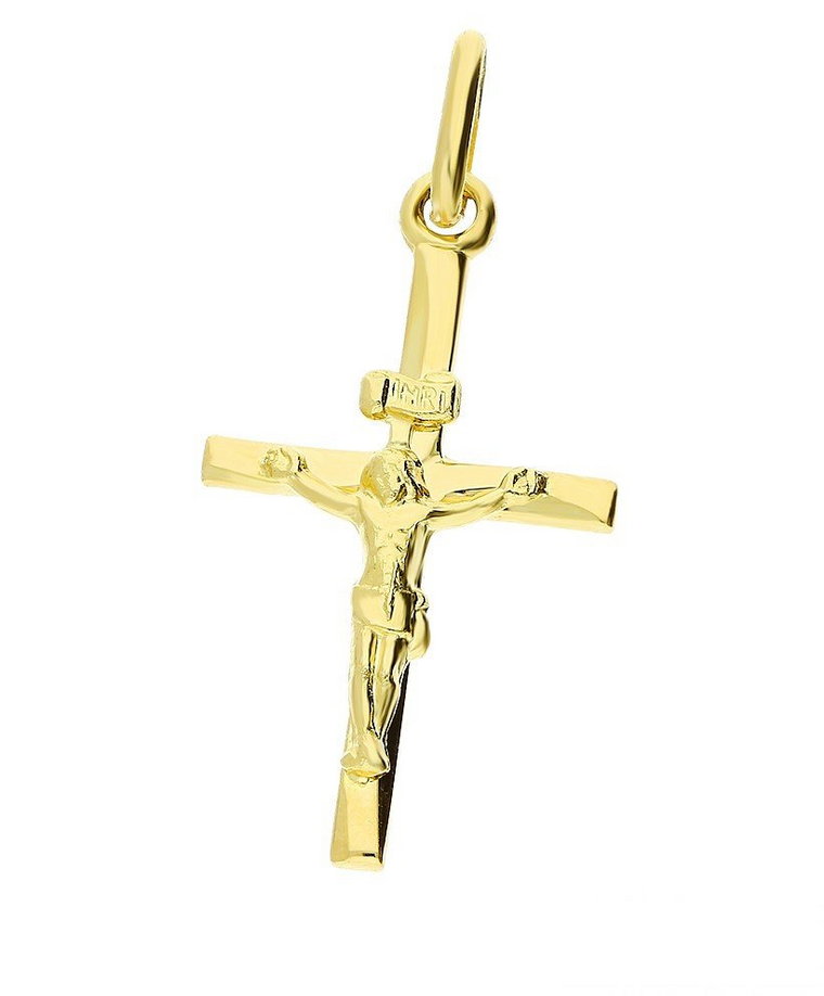 Krzyżyk złoty z wizerunkiem Jezusa nr CB C-456 próba 585