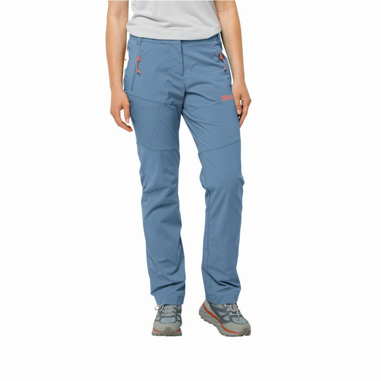 Damskie spodnie softshellowe Jack Wolfskin GLASTAL PANTS W elemental blue - 38